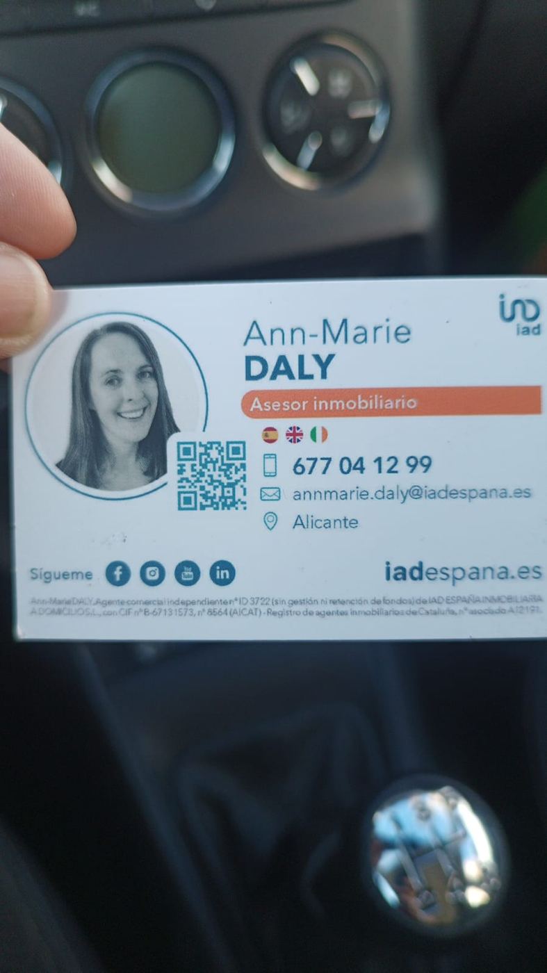 Ann-Marie Daly real estate business card